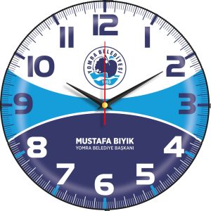 bombe cam duvar saati