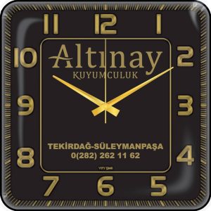 bombe cam duvar saati