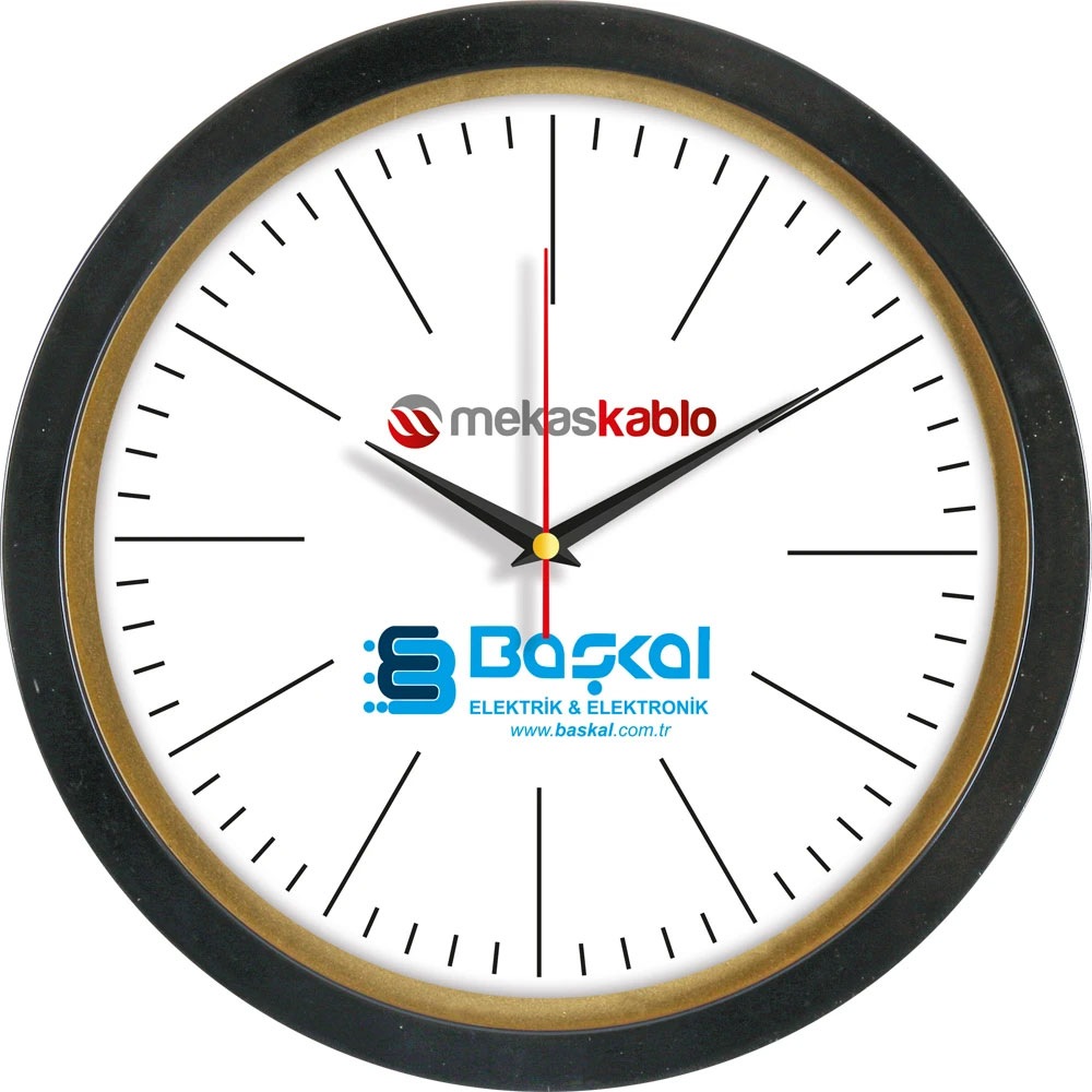plastik duvar saati
