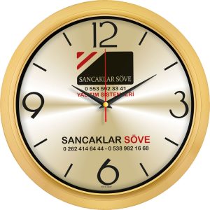plastik duvar saati
