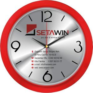 plastik duvar saati