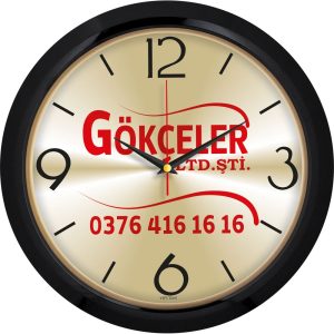 plastik duvar saati