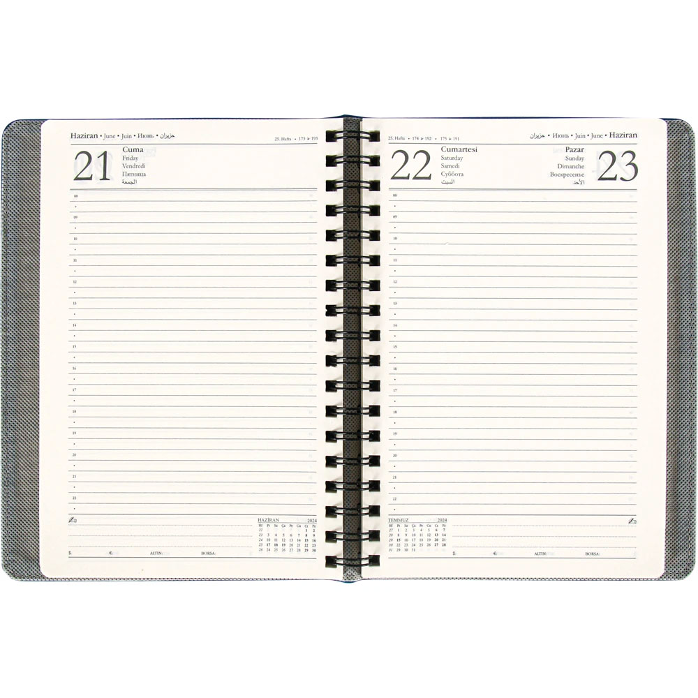 gizli spiralli günlük ajanda